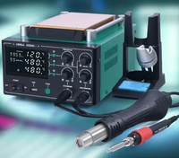 Economy YIHUA 853AAA-I Digital SMD Soldering Station + Hot Air + Preheater 3 in 11180W 110V/220V