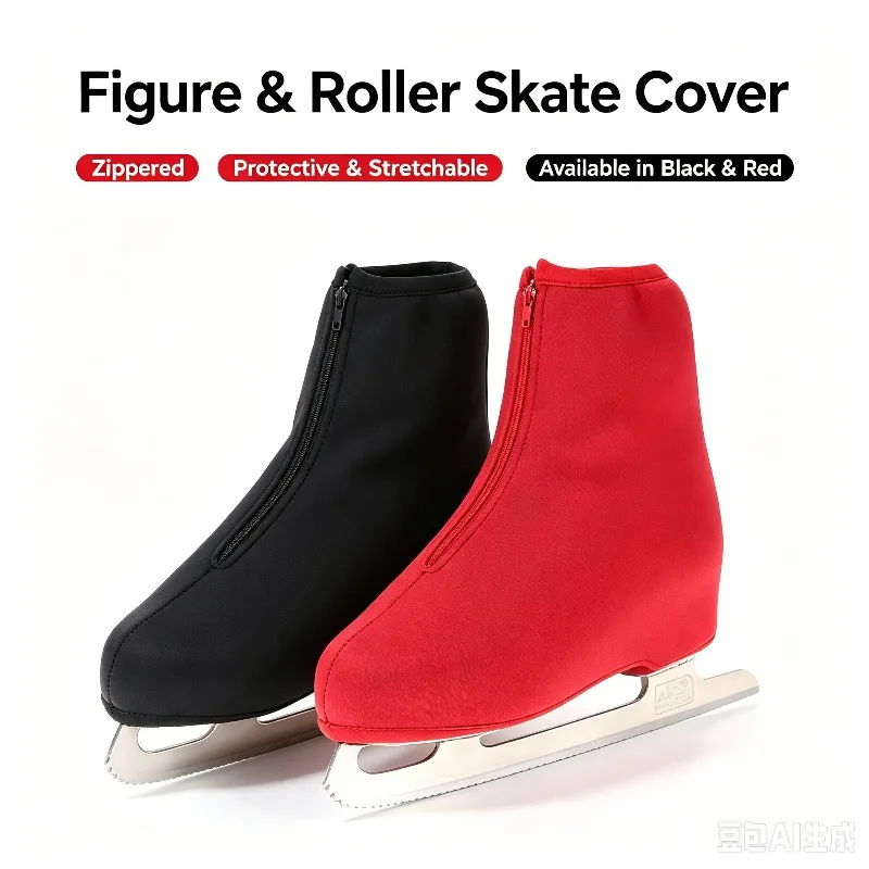 figure-skating-shoes-covers-ice-skating-cover-with-full-zipper-closure-waterproof-elasticity-for-kids-adult-skating-boot-cover