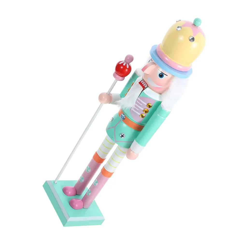 

Beautifulsic Christmas Nutcracker Decorative Candy Figure Soldier Ornament Lollipop Puppet Traditional Holiday Decoration