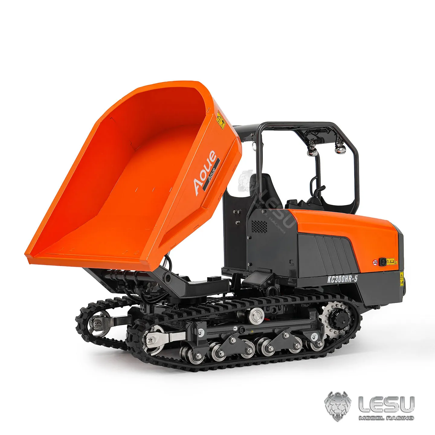 LESU Tracked Dump Truck 1/14 KC300HR-5 Hydraulic RC Dump Truck Metal Model Kit/RTR Version Remote Control Car Toy 2026 New Model