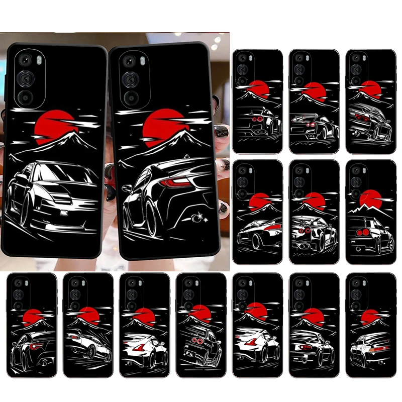 

JDM Sport Car Phone Case For Motorola Moto G Stylus 5G G Play G Power G 5G G Pure 2023 2024 E20 E22 E22i E32 E40 E13