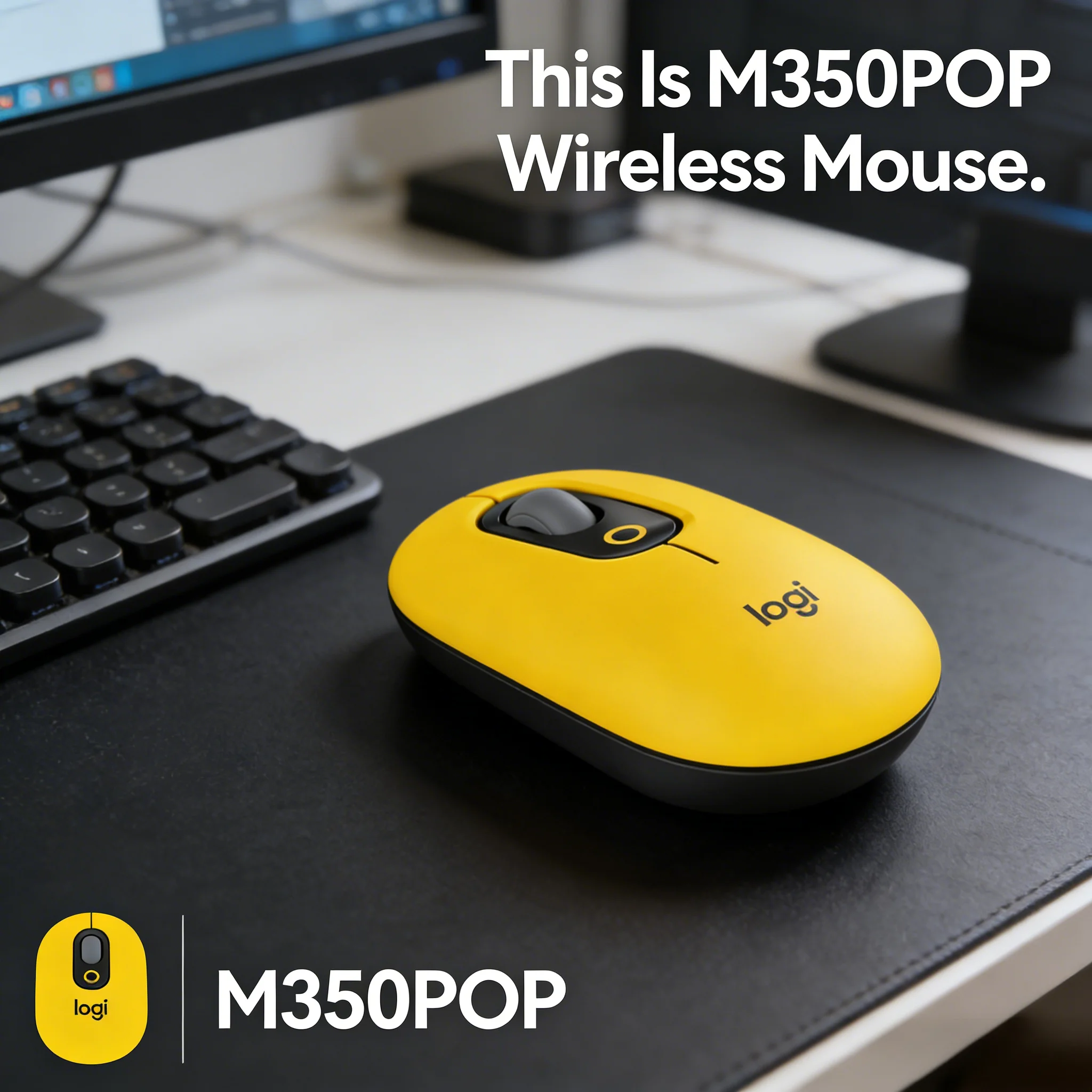 

Бюджетная мышь M350 POP для офиса с компактным приемником и удобным хранением