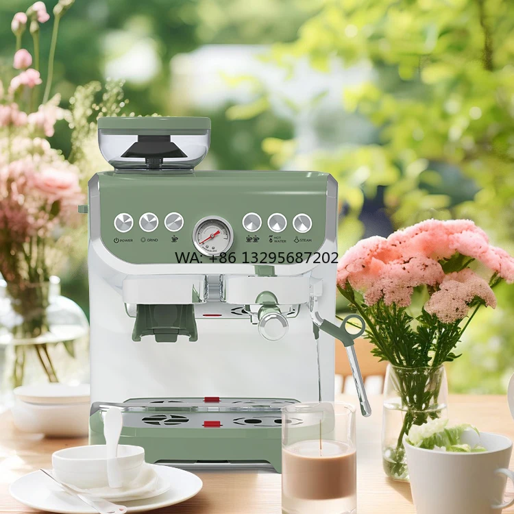 

Итальянская профессиональная электрическая кофеварка для эспрессо с кофемолкой, новое поступление, продукт для домашнего использования