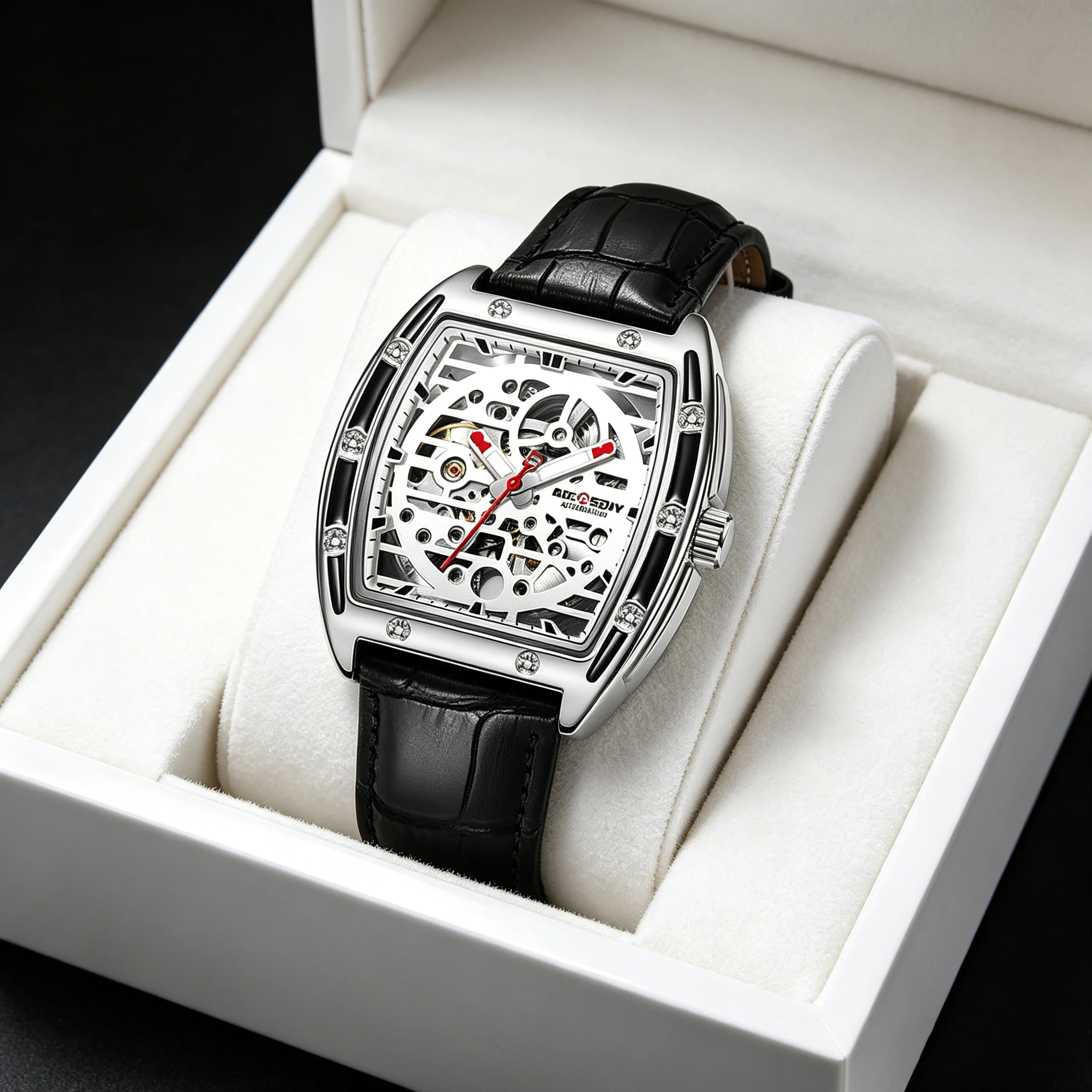 Trendy double-sided hollow out fully automatic mechanical watch men's watch night light waterproof men's watch