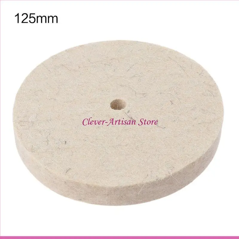 E06B Wool Polishing Wheel Buffing Pads for Bench Grinder Rotary Tool Wear-resisting