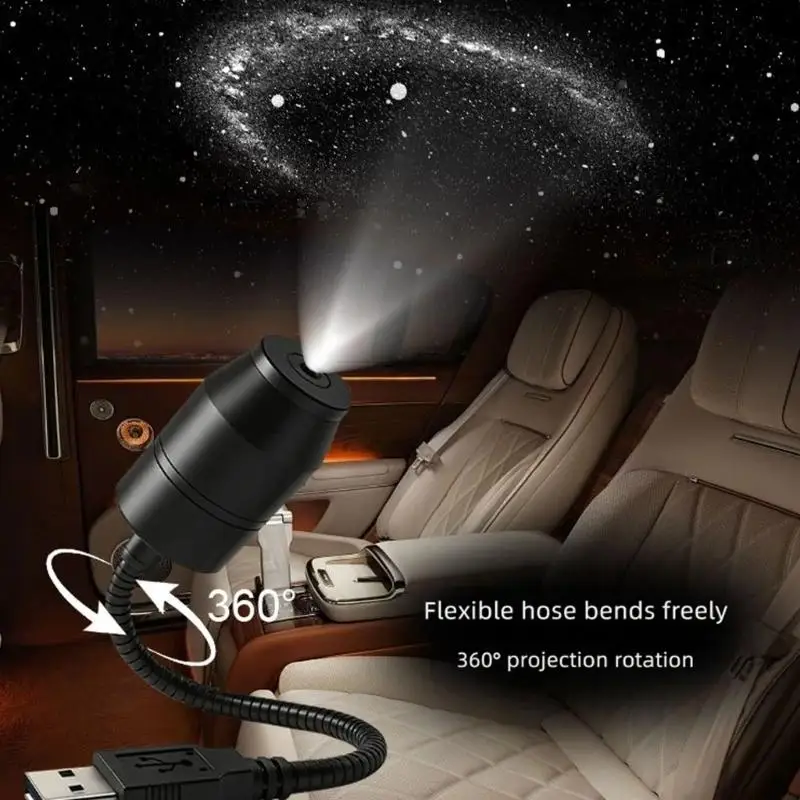 31BC Decorative USB Car Star Night Light for Commute and Night Rest Stops