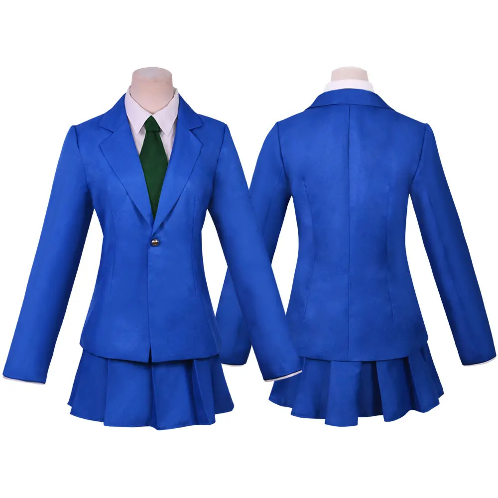 Anime Kudou Shinichi Cosplay Costume Mouri Ran Disguise Full Set Uniform Suit for Adult Outfit Halloween Carnival Party Roleplay