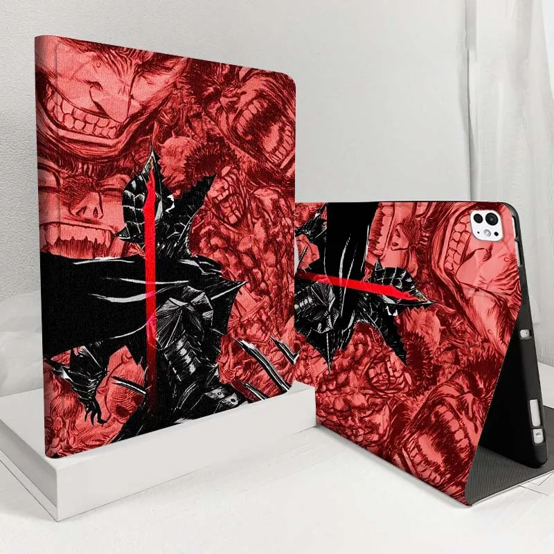 

Anime Berserk Trend For iPad Pro Air 5 4 3 13 11 8 7 6 5 10th 7th 6th 10.5 12.9 10.9 Tablet Case