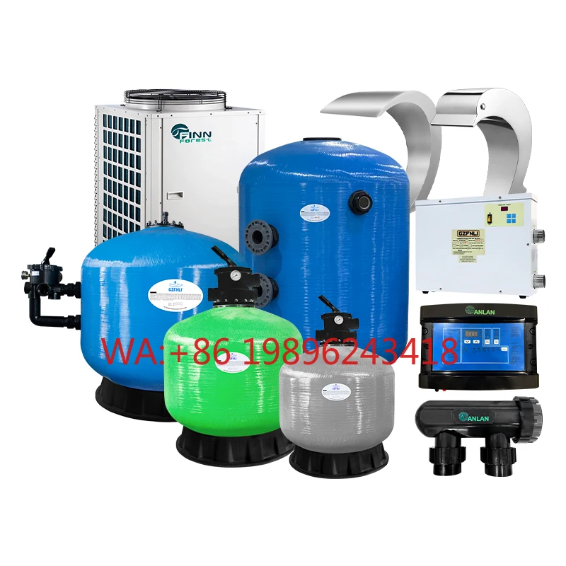 

Piscina Whole Set Swimming Pool Spa Equipment Swimming Pool Accessories Filter Heater Cleaner Chlorinator Accessories All in One