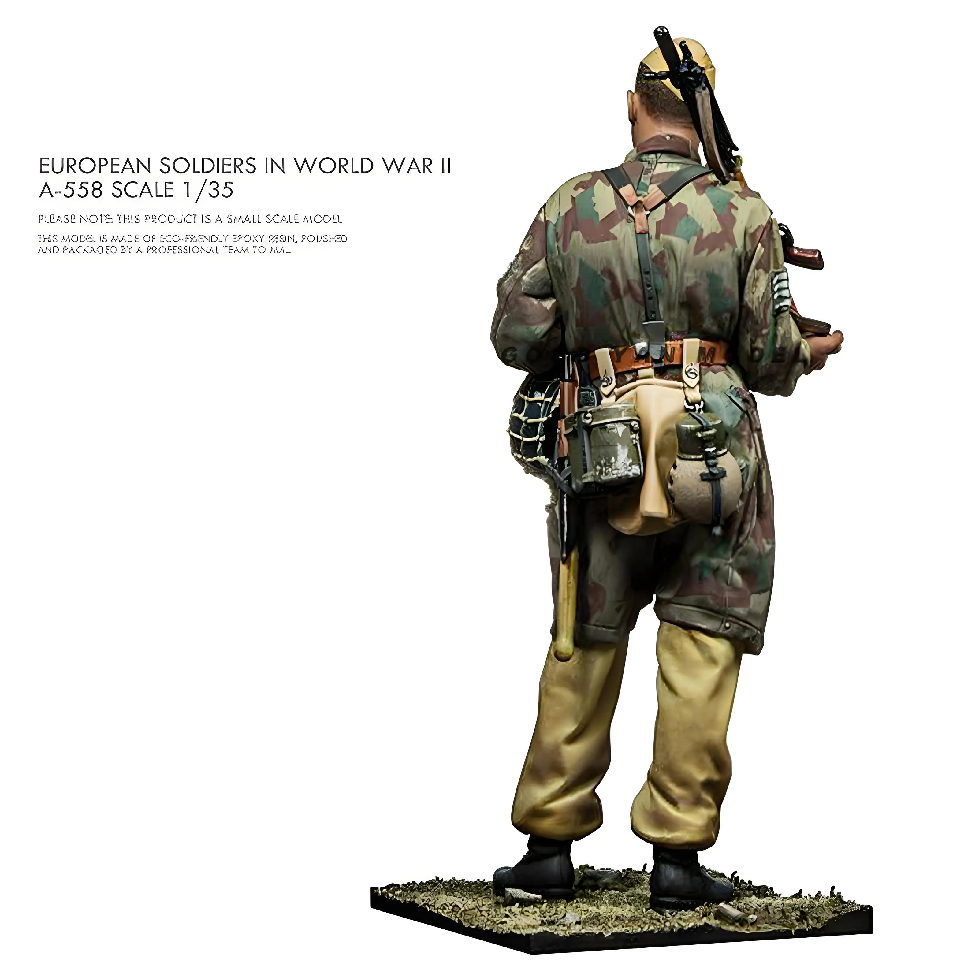 1/35 Resin Model GK European Soldiers in World WAR IIA-558 Scale Resin Figure Model Kit Unassembled and Unpainted