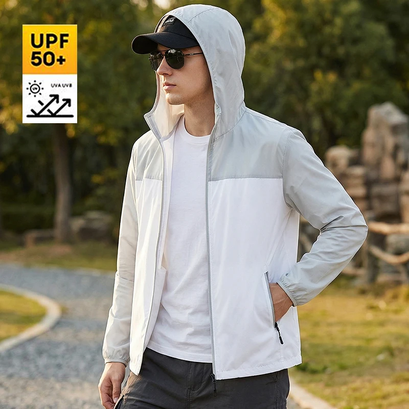 New Summer Men's Sunscreen Jac - Cycling Commute Jacket 评论和价格