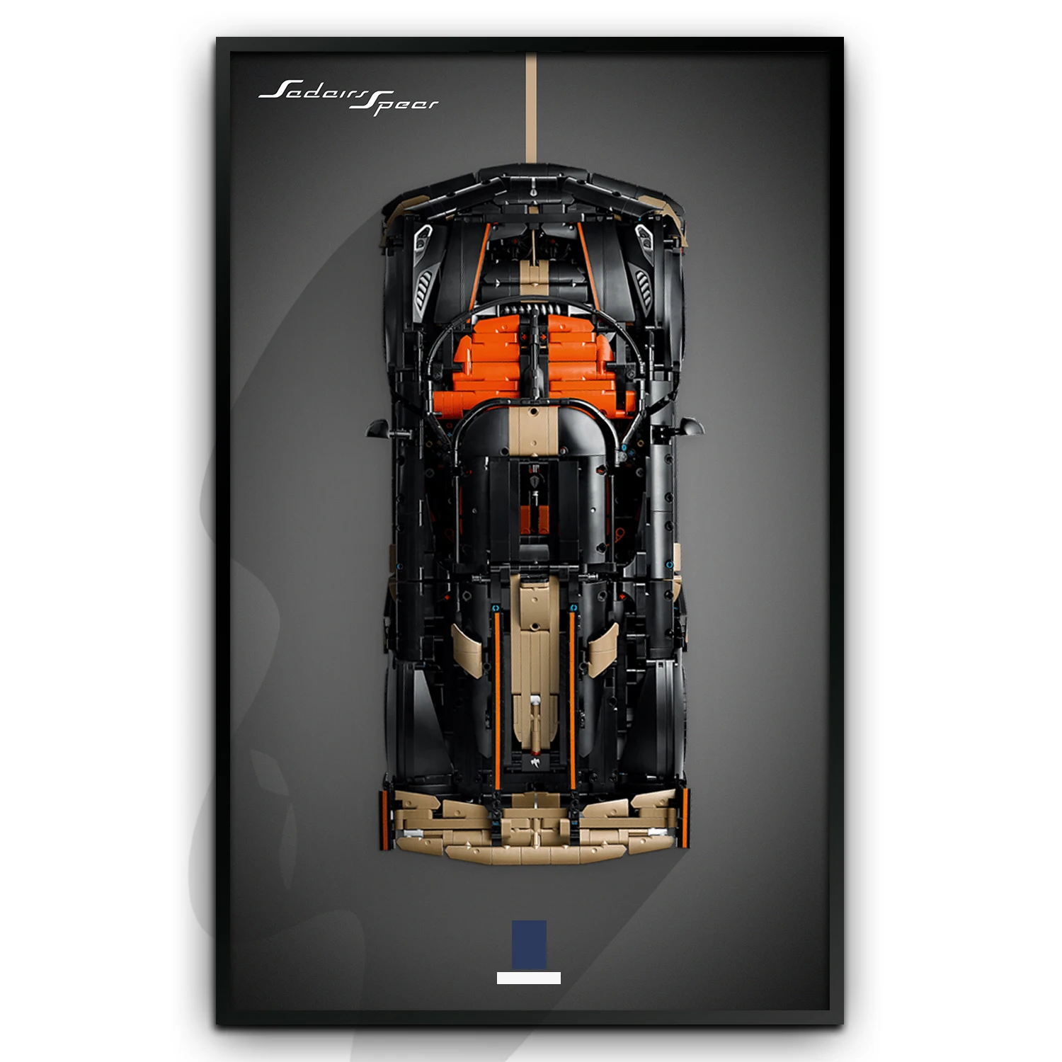 Display Wallboard for LEGO 42240 Aston Martin Aramco AMR25 F1 Car,Adult Collectibles Wall Mount for Car(No Car Included) view 4