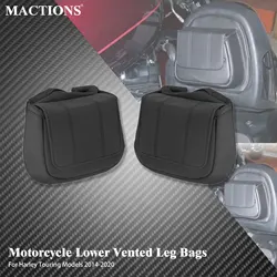 Motorcycle Tool Bag Lower Vented Leg Door Pockets Fairing Bags For Harley Touring Road Electra Ultra Limited FLTRU FLHTK 14-2020