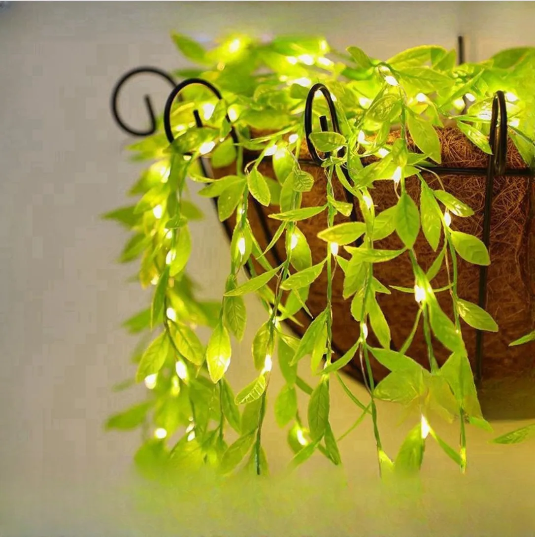 

Magic Falling Leaves Curtain Lights 3M USB Remote -200 LEDs 8 Modes Waterproof Indoor/Outdoor Wedding Christmas Party Wall Decor