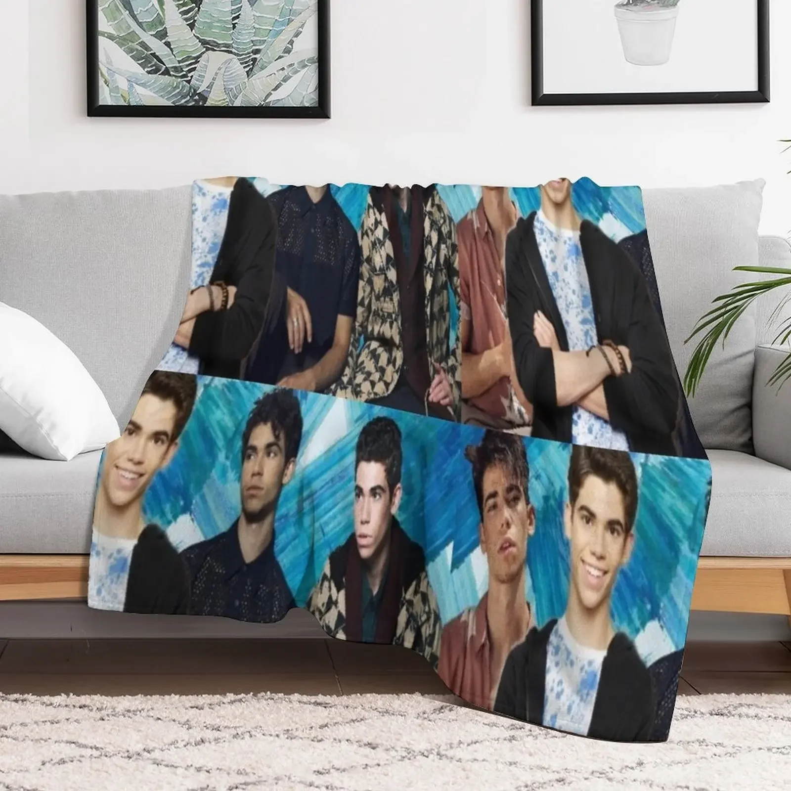 New Cameron Boyce Throw Blanket Flannel Fabric funny gift Blankets