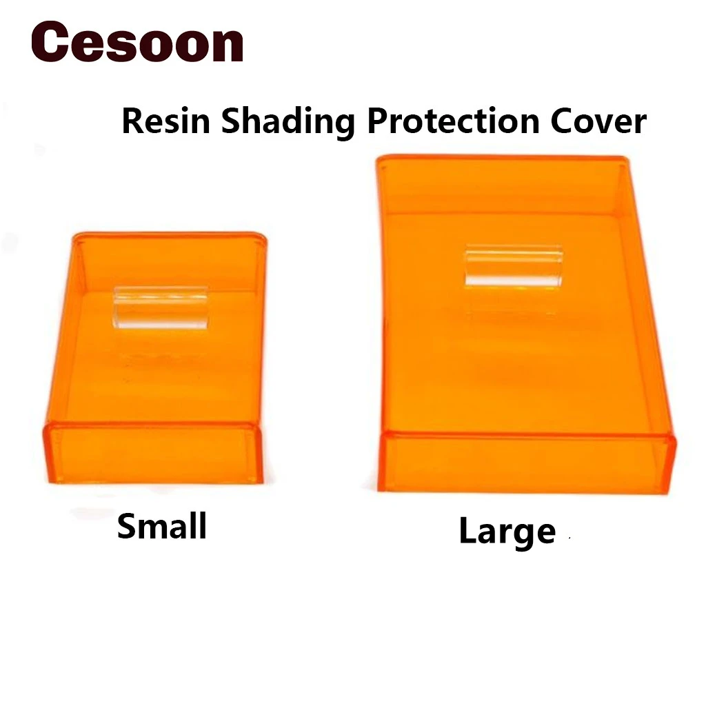 

1Pc Dental Resin Shading Box Plastic Shade Cover Oral Light-Proof Aesthetic Protective Cover Dentistry Storage Box Dentist Tool