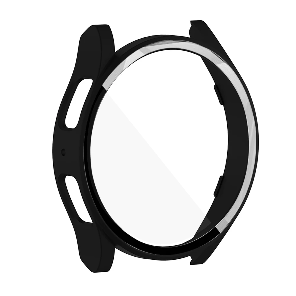 Glass+Case For Samsung Galaxy Watch 4/5/6 40mm 44mm Hard Bumper Shell For Galaxy Watch 6 Screen Protector Protective Cover 40 44