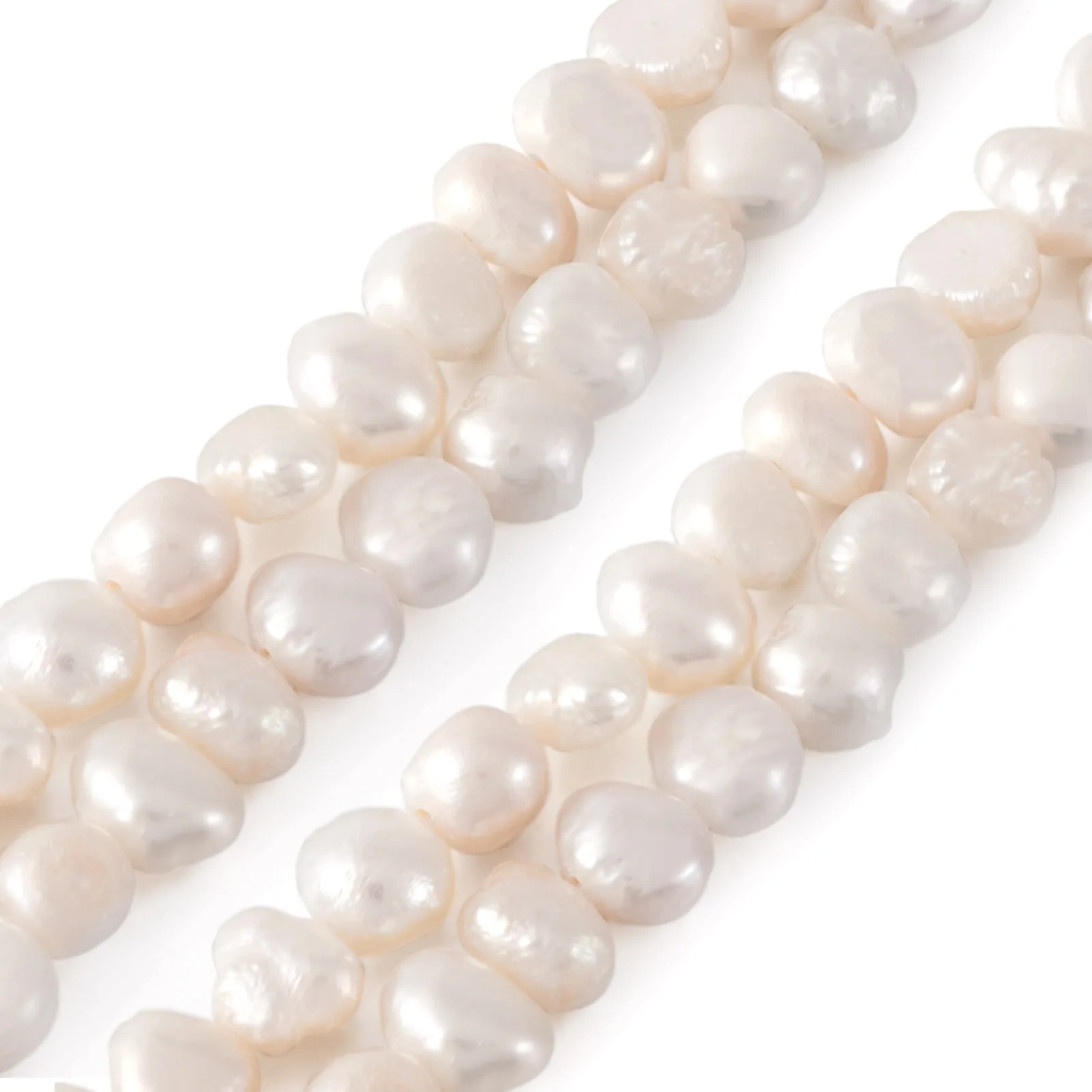 1 Strand Natural Cultured Freshwater Pearl Beads Strands Nuggets Seashell Color for DIY Necklace Bracelet Earring Jewelry Crafts