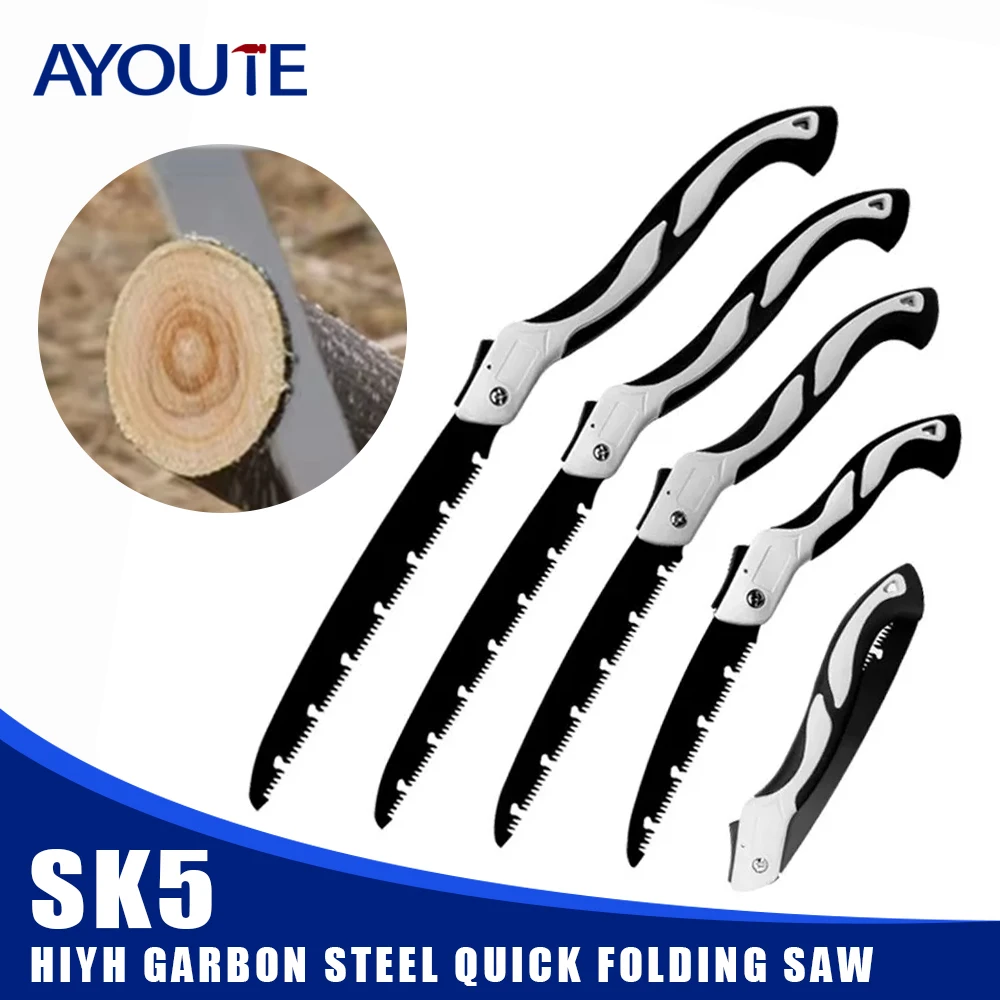 

Gardening Tools Manual Saw Portable Folding Saw Outdoor Thick Tree Felling Pruning Woodworking Saw Blade For Garden Pruner Hand