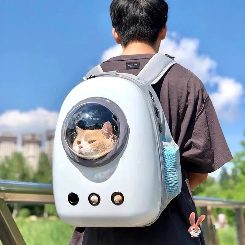

Портативная дышащая легкая сумка-переноска для собак с прозрачным дизайном в стиле космоса, на два плеча, большой вместимости, для путешествий