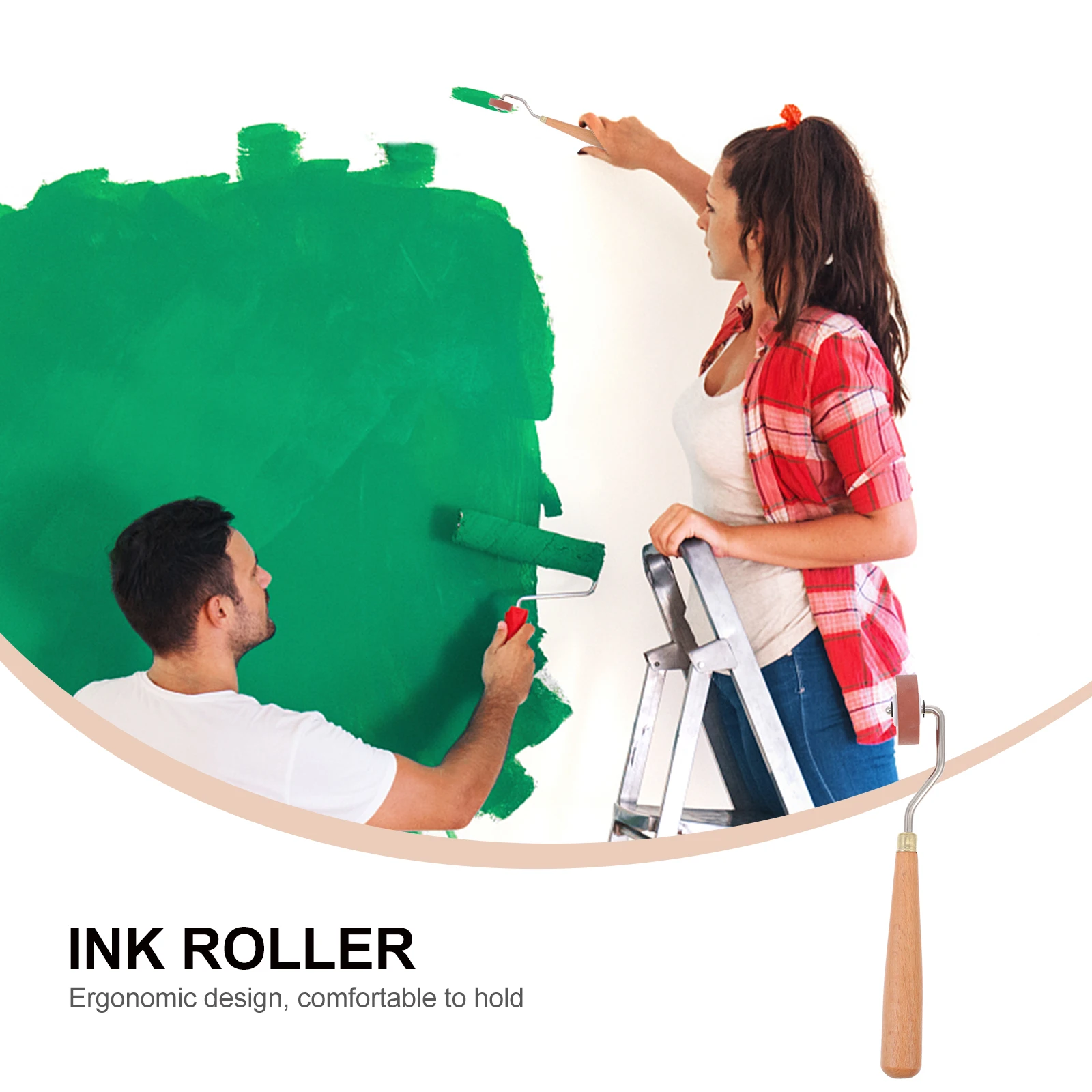 

1Pcs Printmaking Elastic Rubber Roller Premium Ink Applicator for Printmaking Painting Craft Supplies Premium Ink Roller