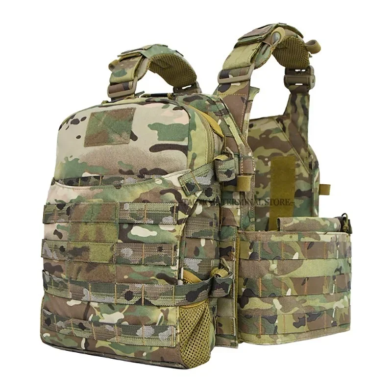 MOLLE Hydrations- und Helmtasche 3L Wasser-GP-Rucksack für taktische Plattenträger CPC AVS Weste Rücken-Zubehör Ausrüstungs-Erweiterungstasche – Detail 13