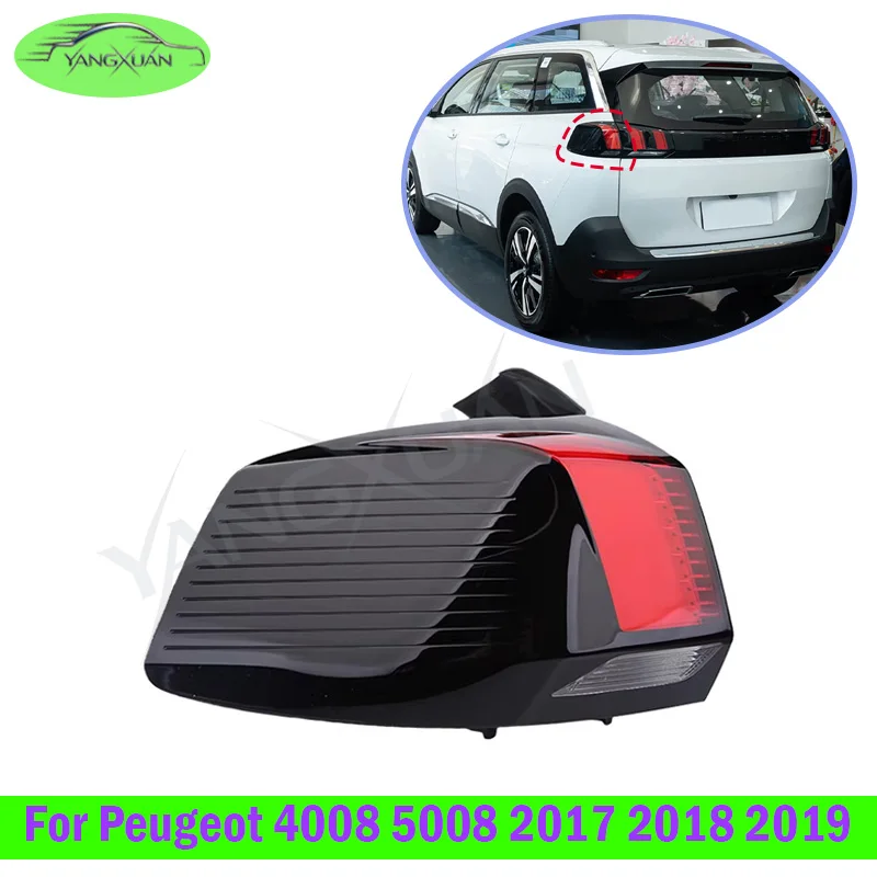 Outer Taillamp Rear Brake Light Signal Lamp Tail Lamp Stop Light For Peugeot 4008 5008 2017 2018 2019 Rear Taillight