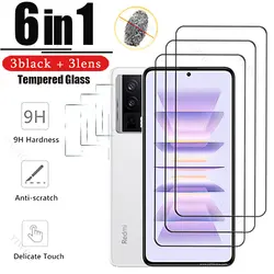 6to1 for Xiaomi Redmi K60 K50 K40 Pro + Plus Gaming Ultra Tempered Glass for Redmi K 60E K40S K50i Screen Protectors Cmaera Lens