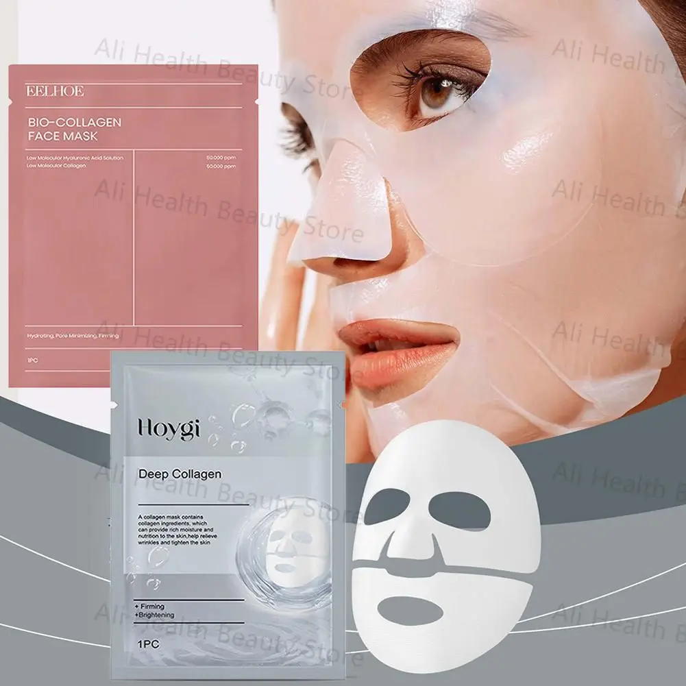 Collagen Deep Mask Shrink Pores Deep Hydrating Nourishing Face Mask Moisturizing Refreshing Soothing Face Skin Care