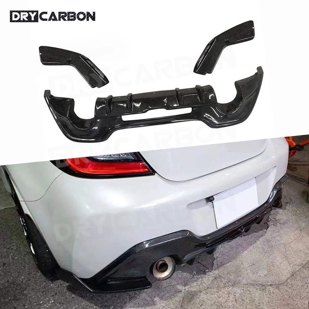 

Carbon Fiber Rear Diffuser Bumper Splitters Spoiler for Toyota GR86 for Subaru BRZ 2022 2023 FRP Car Bumper Body Kits Accessory