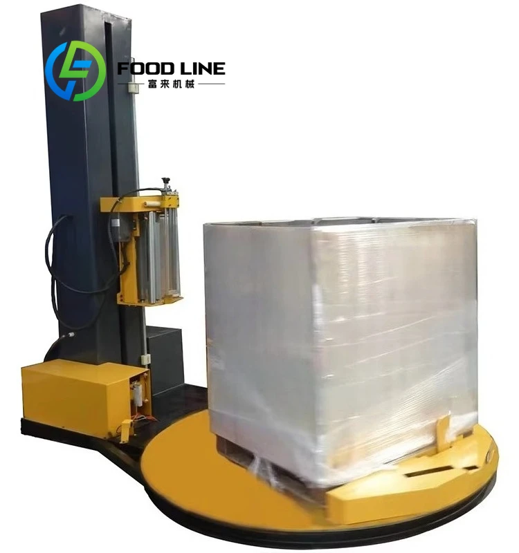 Automatic Pallet Packing Machine Integrated Wrapping Solution For Logistics Transportation Warehouse Storage And Distribution