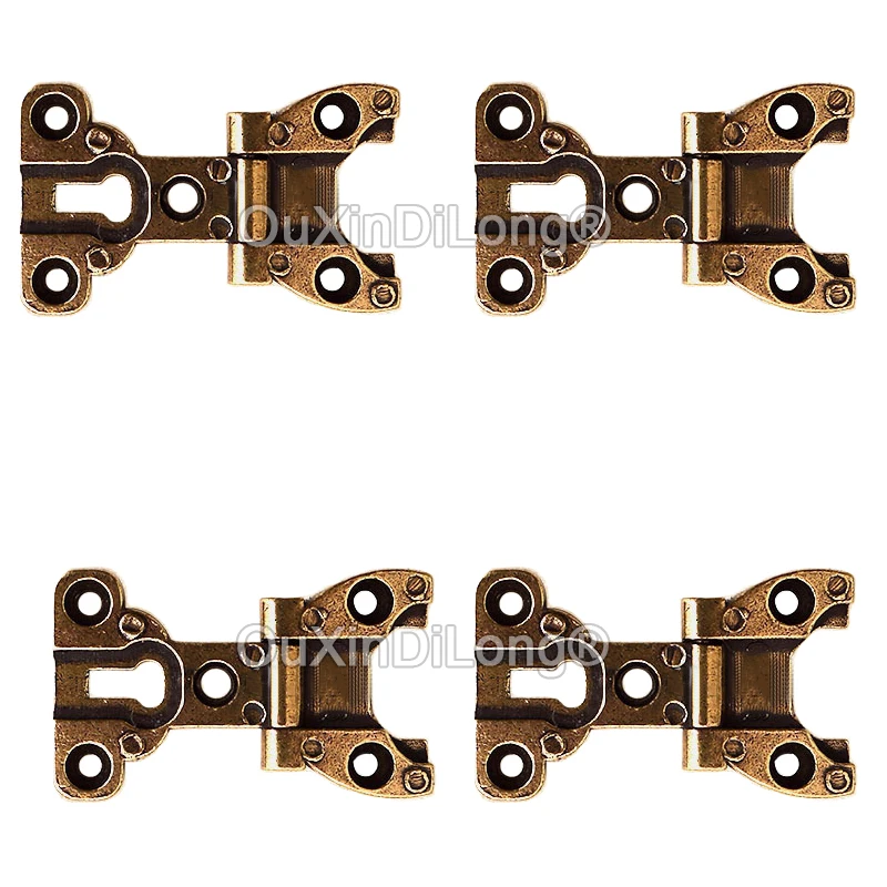 

4PCS Retro Vintage European Antique Metal Furniture Hinges Cupboard Drawer Kitchen Cabinet Hinges