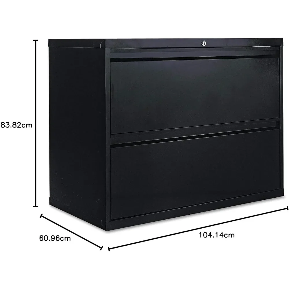 2-Drawer Lateral File Cabinet, 36 by 19-1/4 by 29-Inch, 36w x 19-1/4d x 28-3/8h