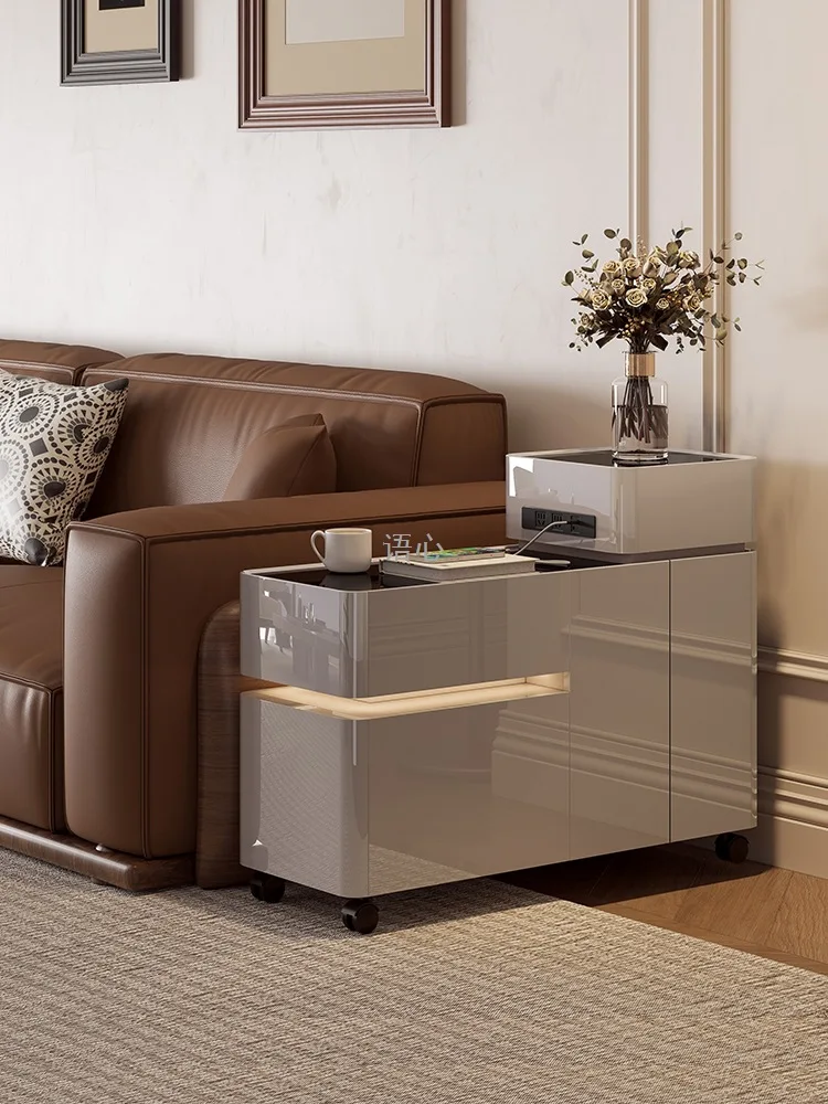 

Sofa side cabinet side table, removable, light luxury in the living room, small coffee table on the side