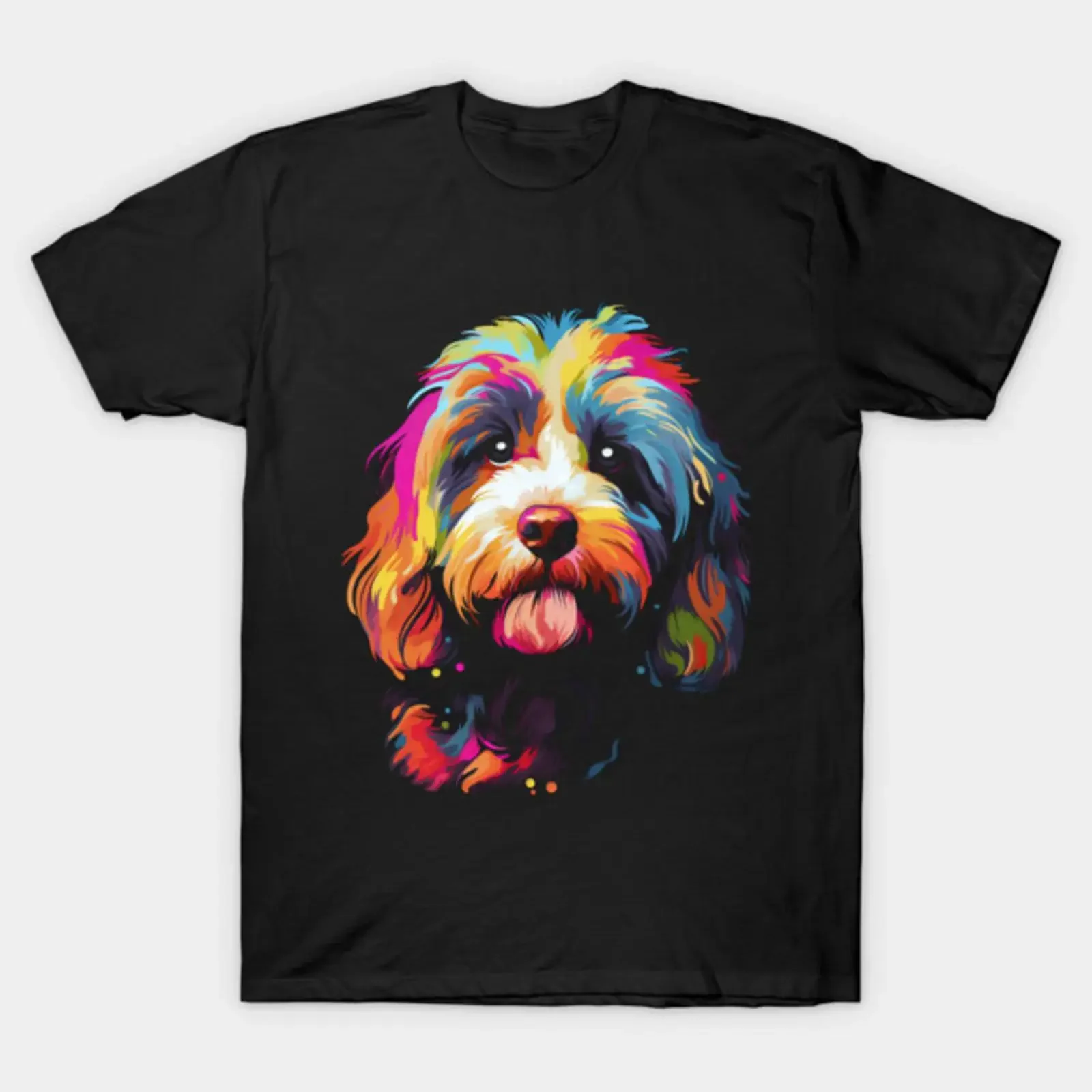 Cockapoo T Shirt vintage Washed streetwear Comfortable Soft Breathable Stretched Stylish fashion graphic homme