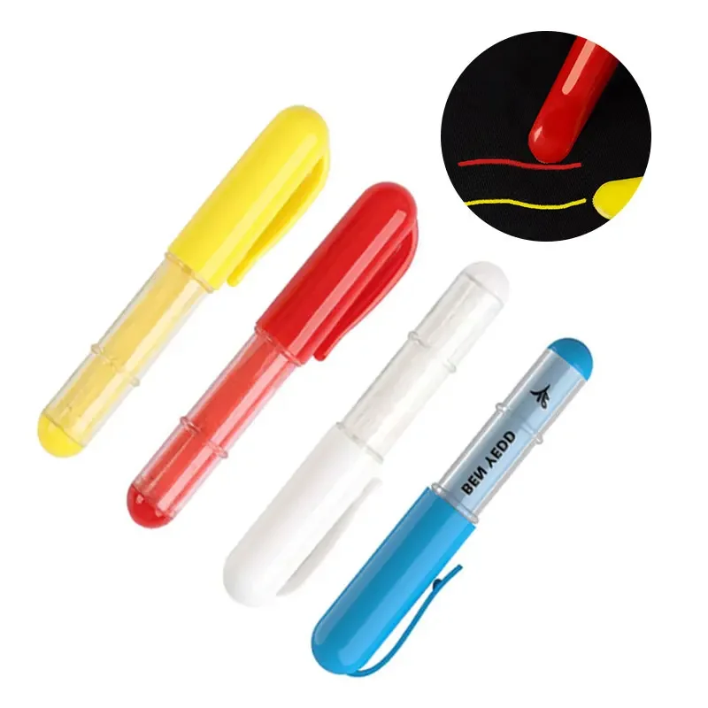 YOMDID Pen-shaped Tailors Chalk Portable Chalk Wheel DIY Tailor Liner Pen Dressmakers Marking Tool Tailoring Sewing Accessories