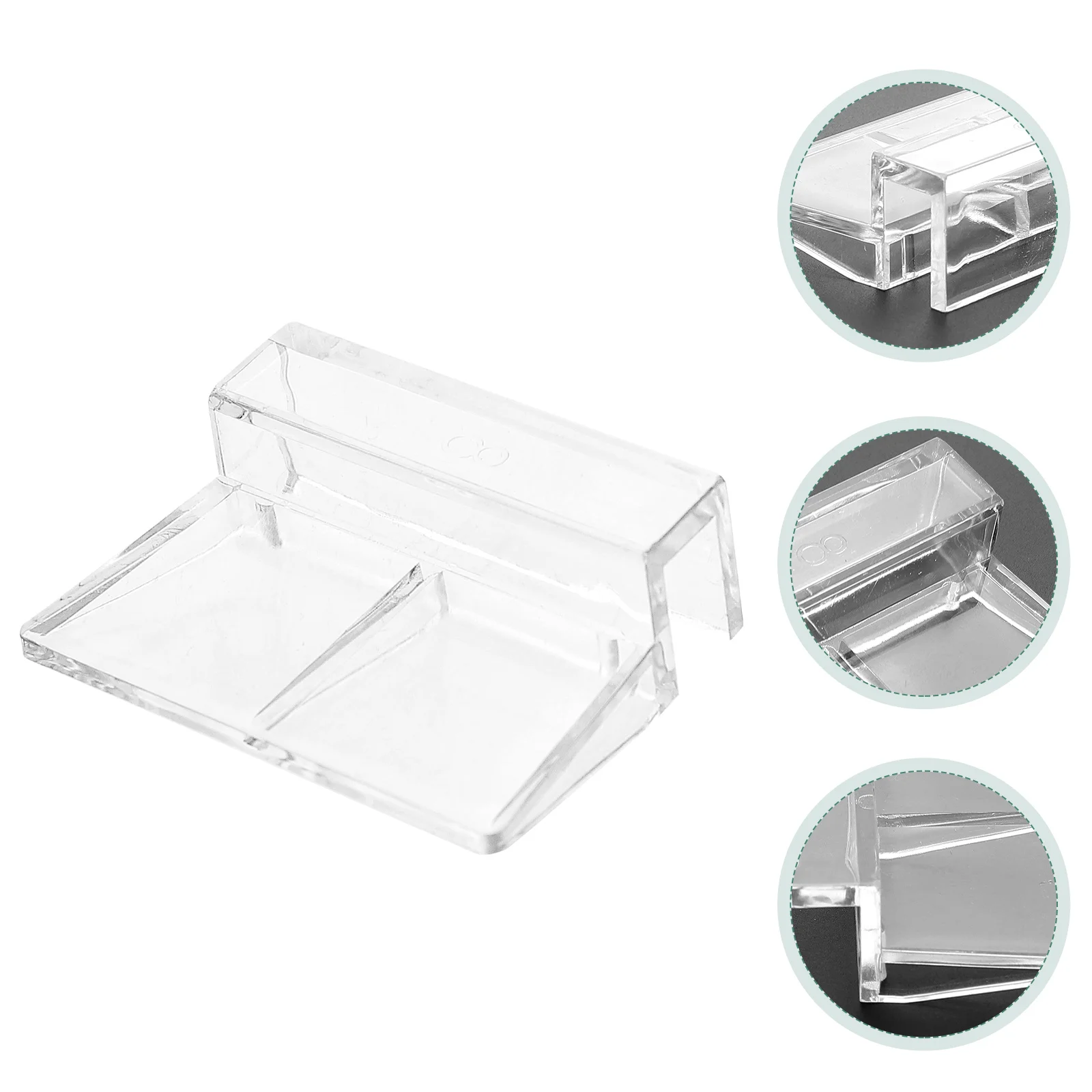 

10pcs Fish Tank Cover Bracket Aquarium St Acrylic Holder Frame Supplies Durable Practical Transparent Easy Installation Long