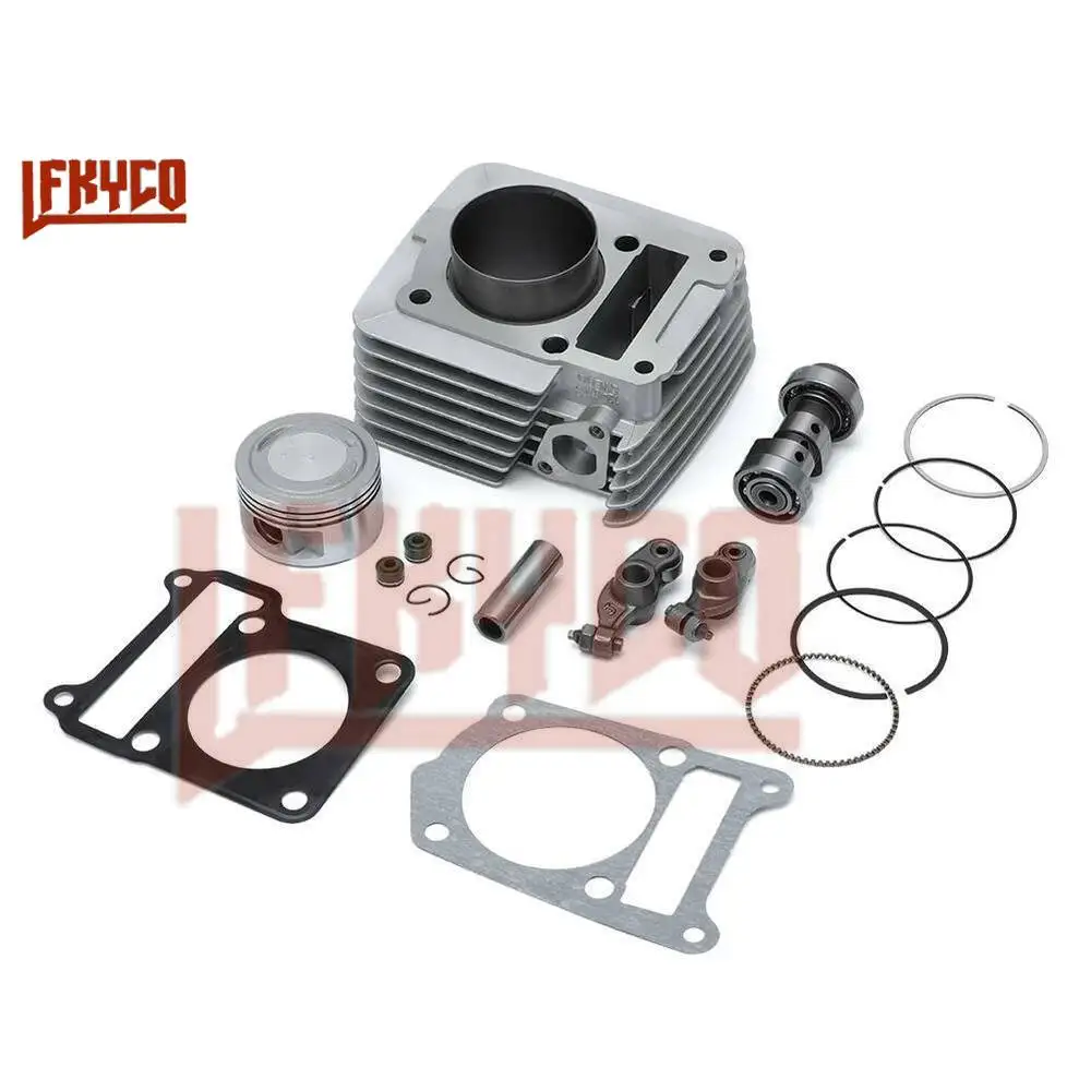 Motorcycle Accessories 57mm Engine Part Cylinder Piston Kit 125CC Big Bore Motor for Yamaha YBR125 TTR125 TTR125E L LE Motoblock