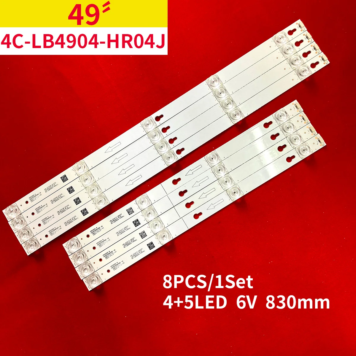 LED Backlight strip for 49P4 49D2900 49HR330M04B0 49UC6316 49UC6406 49UC6416 49UC6426 49UC6306 49UC6326 U49P6006 U49P6006