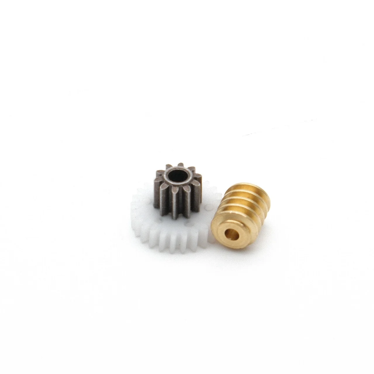 0.5M Copper Worm Gear Plastic 10T-25T 1.98MM 2.5MM Parts DIY 370 Model Motor SET