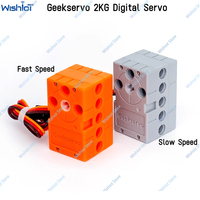 2KG Digital Servo Large Torque 360 Degree Programmable Angle Compatible with legoeds Building Block Microbit Smart Car Geekservo