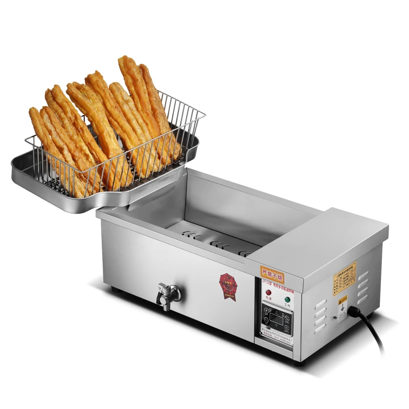 25L Commercial Electric Fryer Oven 3000W High Power Fryer Fried Chicken Fritters Deep Fryer Frying Machine 220V