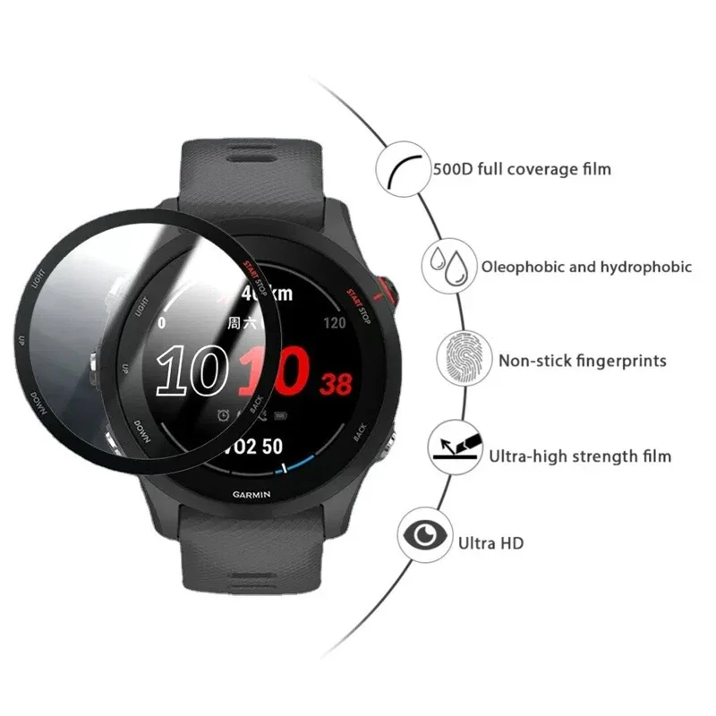 Garmin Forerunner 970 570 965 265 265s用ソフト強化ガラススクリーンプロテクターフィルム Forerunner 570 970 47mm 265アクセサリー用