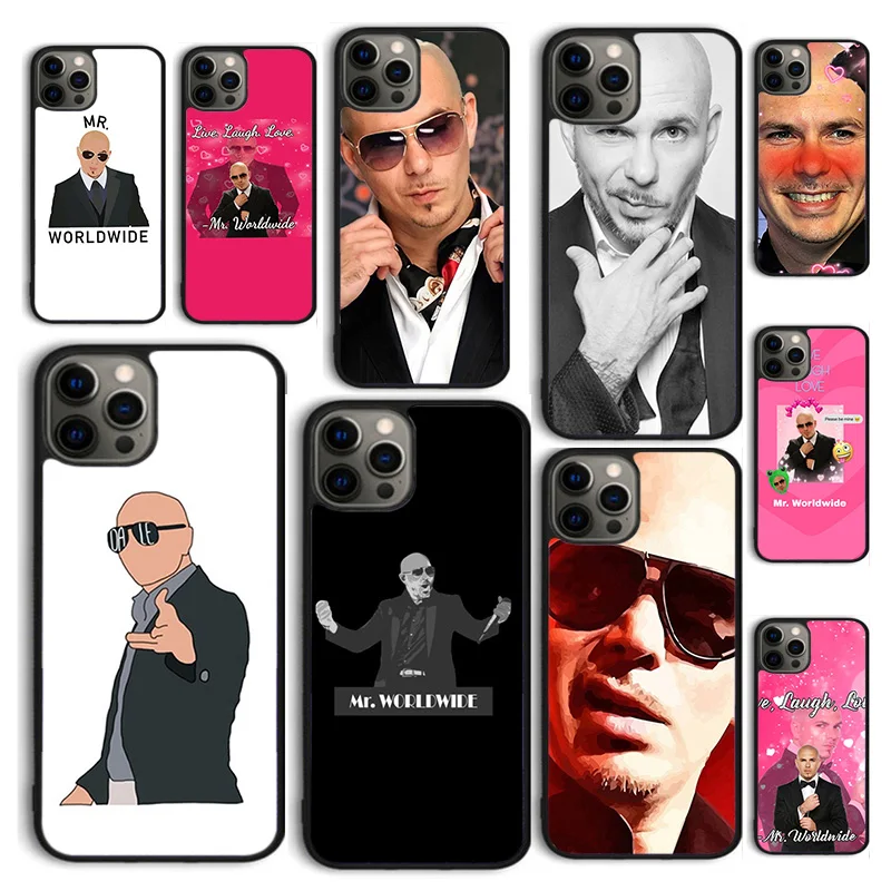 Autumu Mr Worldwide Says To Live Laugh Love Phone Case Cover for iPhone 16 15 12 mini 11 13 14 Pro Max SE 2020 6S 7 8 Plus