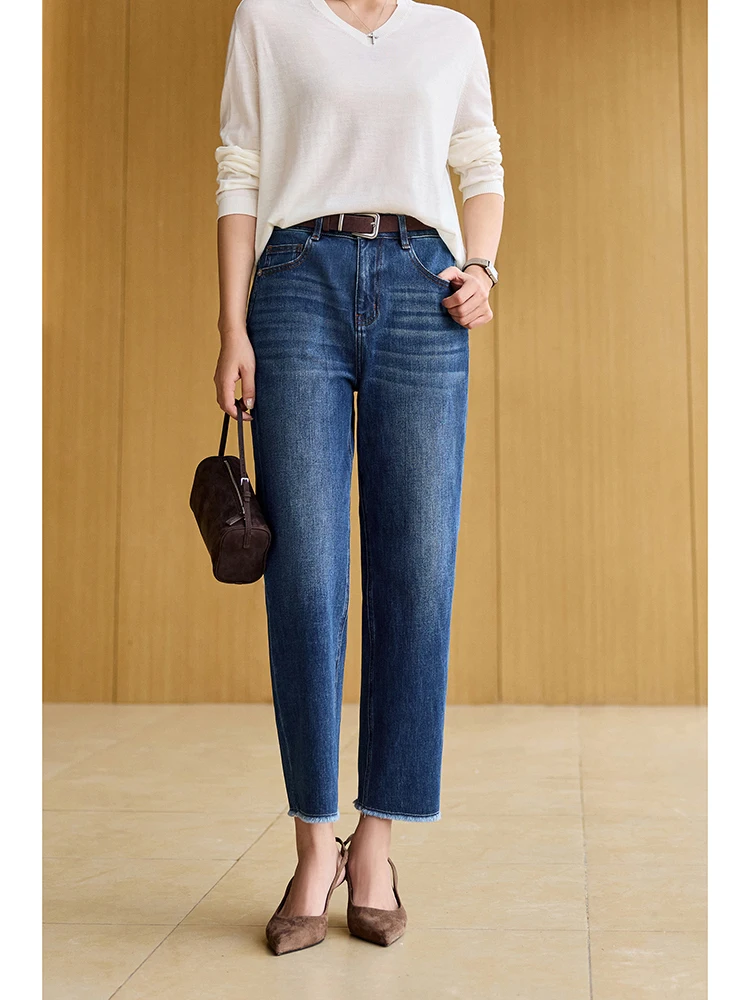 

Джинсы женские Ningxia Jian с прямыми штанинами, облегающие, эластичные, расклешенные, из денима, с двойным эластичным слоем, четырехсторонняя эластичность, эффект подтяжки ягодиц