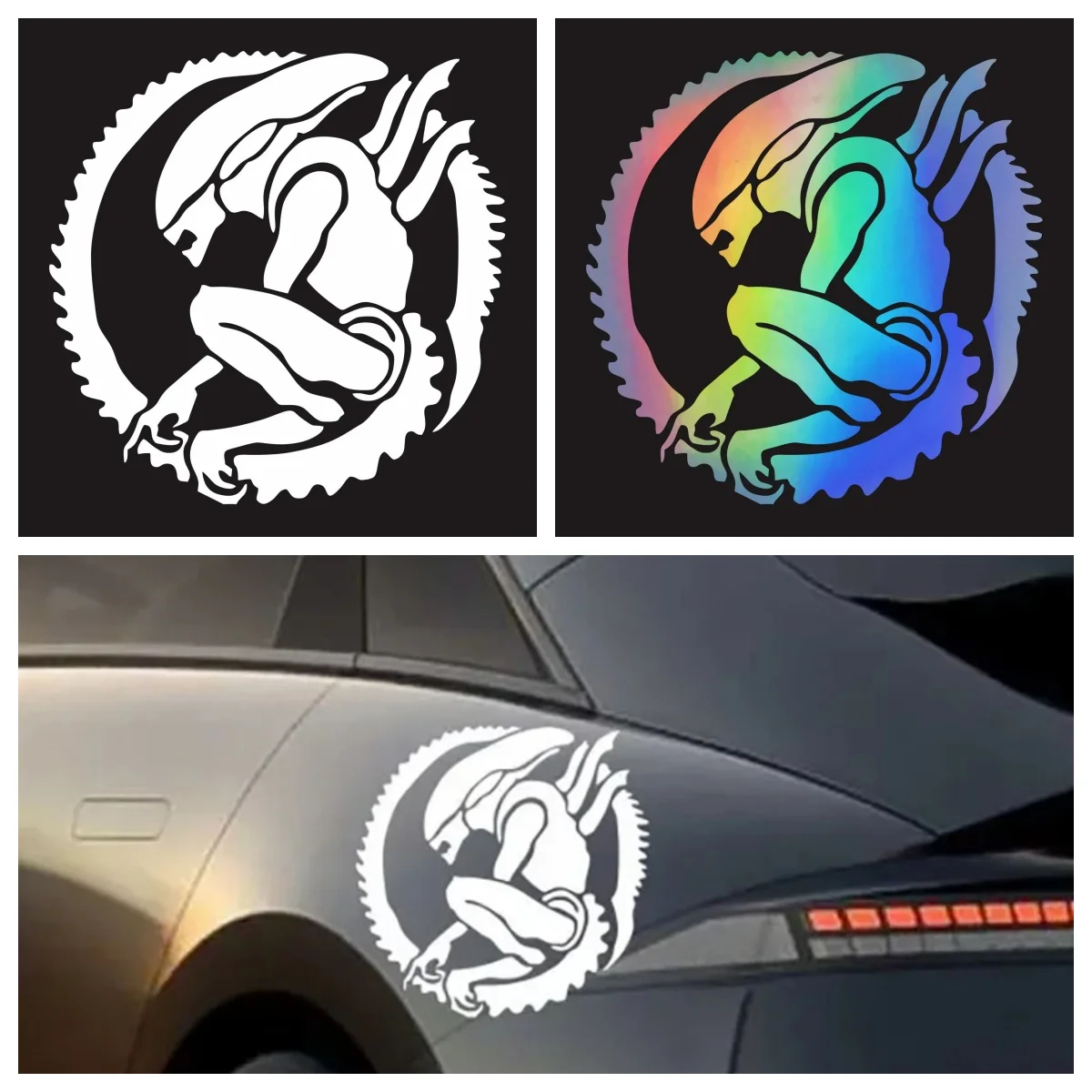 personalità alieno adesivo per auto arte auto moto camion corsa SUV paraurti laptop valigia vinile decalcomania PVC all'ingrosso