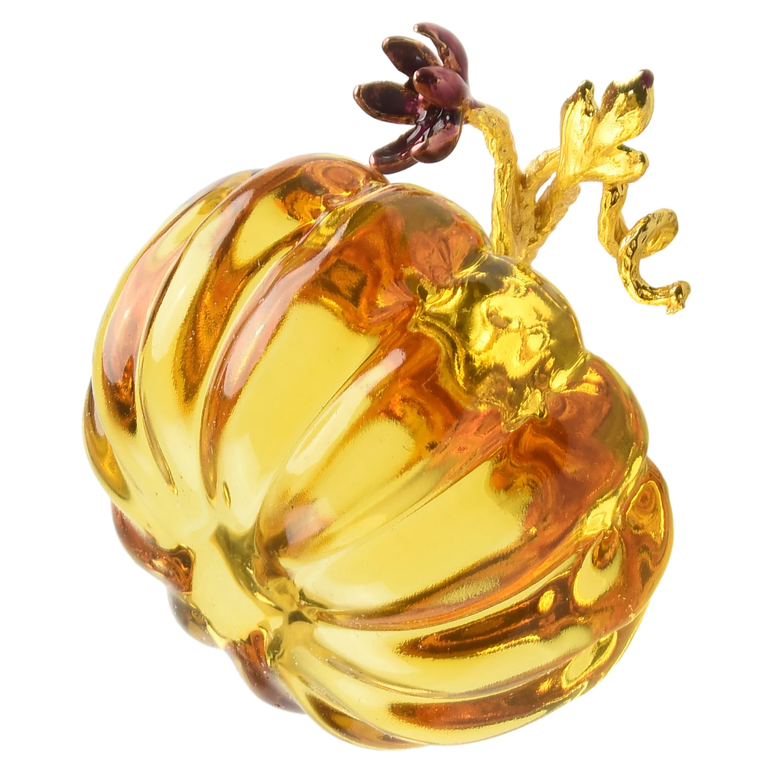 Charming For Crystal Pumpkin for Home Decoration 65mm Exquisite Figurine Perfect for Celebrations and Festivals