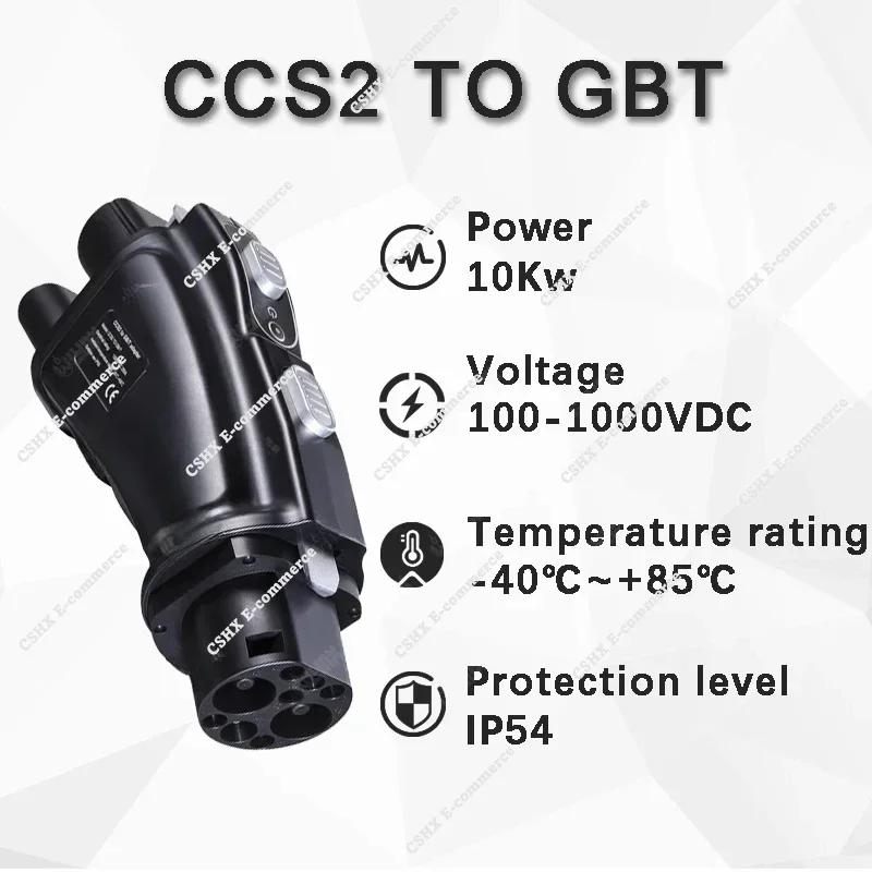 For Ccs2 To Gbt Evse Charging Connector Ce Ev Dc Charger Chademo To Ccs2 to gb/t Adapter For