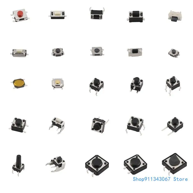 for Touch Micro / Push Buttons Push Button 125Pcs Drop shipping