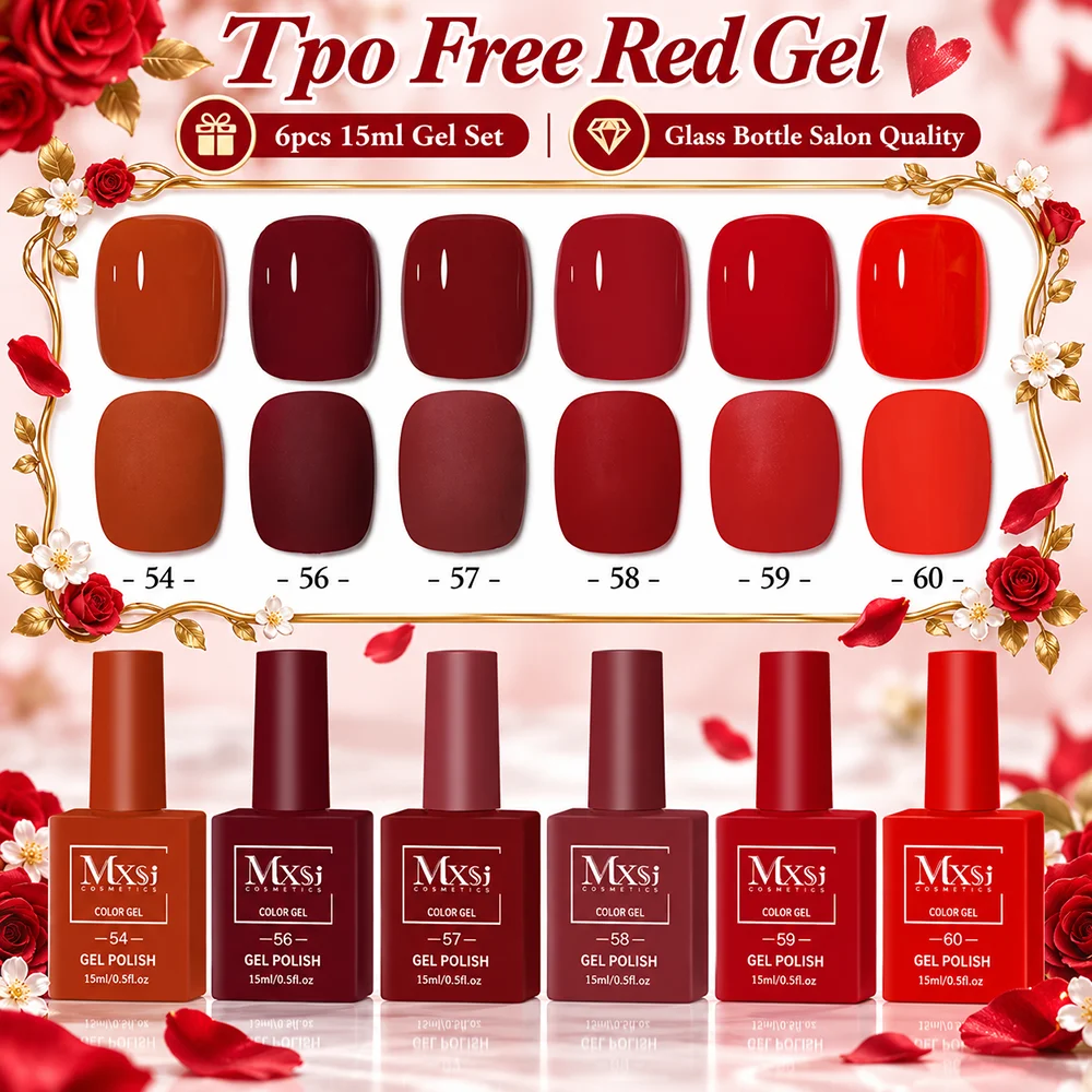 15ml Autumn Gel Nail Polish Set Brown Coffee Red Colors Varnish UV Semi Permanent Long Lasting Great Coverage Nail Manicure Kit